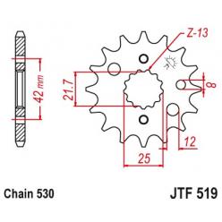 Звездочка передняя JT Sprockets (шаг 530 ) JT JTF519